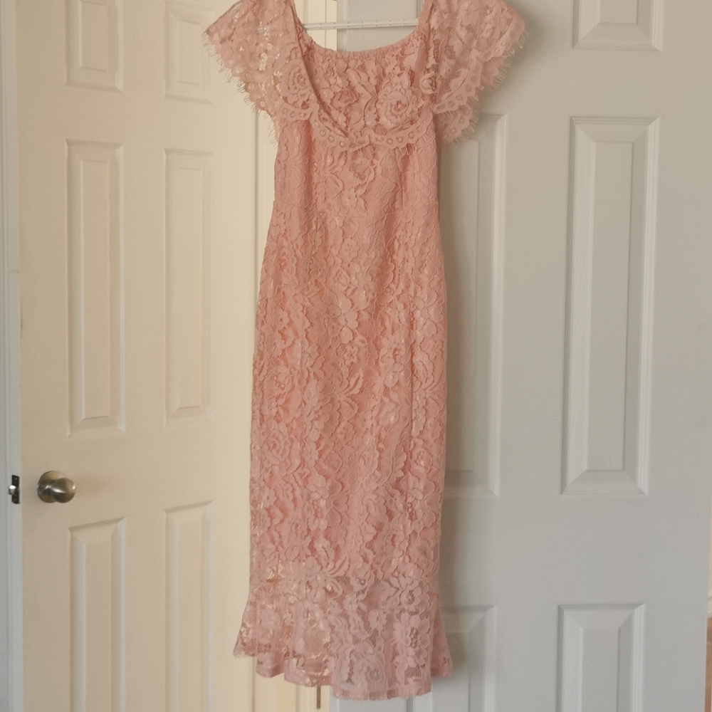 Beautiful Lipsy London Lace Dress - Picture 3 of 3